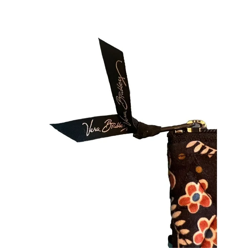 Vera Bradley Women's Multicolor Floral Wristlet Wallet Size 5” x 4” Paisley Jamb